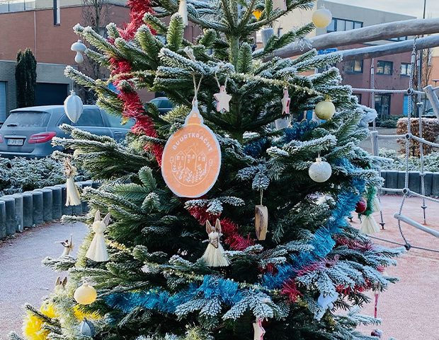 Afbeelding van een kerstboom van Buurtkracht